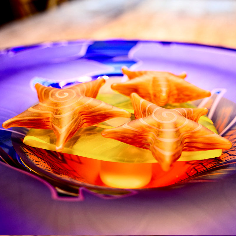 [product_option3], OCEAN TRIO - Plate by Pawel, Art sculpture, 博羅夫斯基藝術水晶 | 中國官方 Borowski