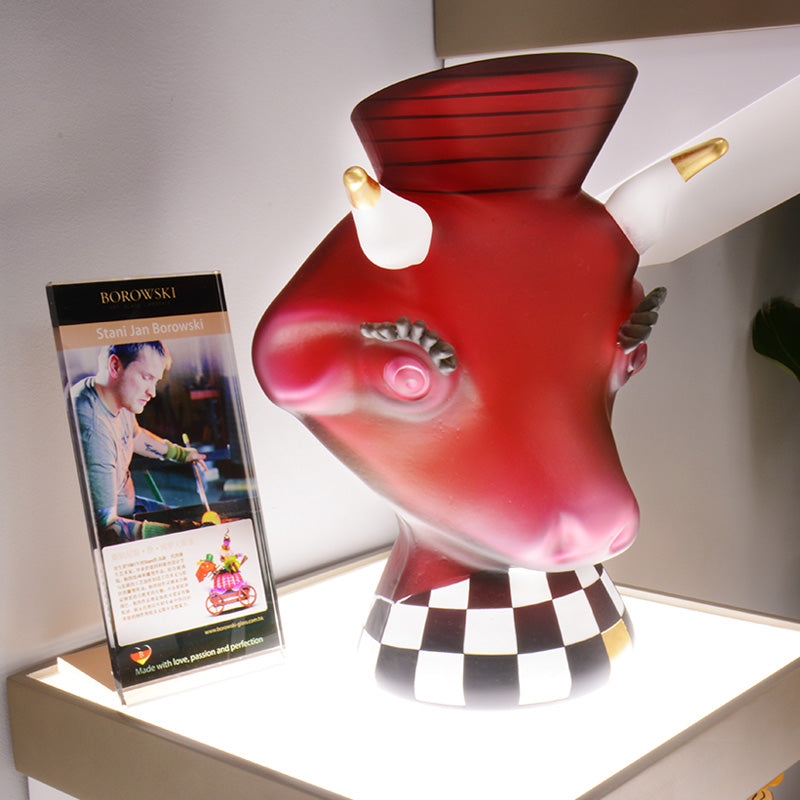 [product_option3], ANIMALIA "RED NECK" - Vase, Vase, 博羅夫斯基藝術水晶 | 中國官方 Borowski