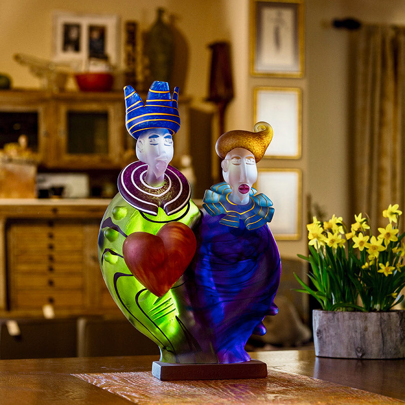 [product_option3], KING & QUEEN - Object by SJB, Art sculpture, 博羅夫斯基藝術水晶 | 中國官方 Borowski