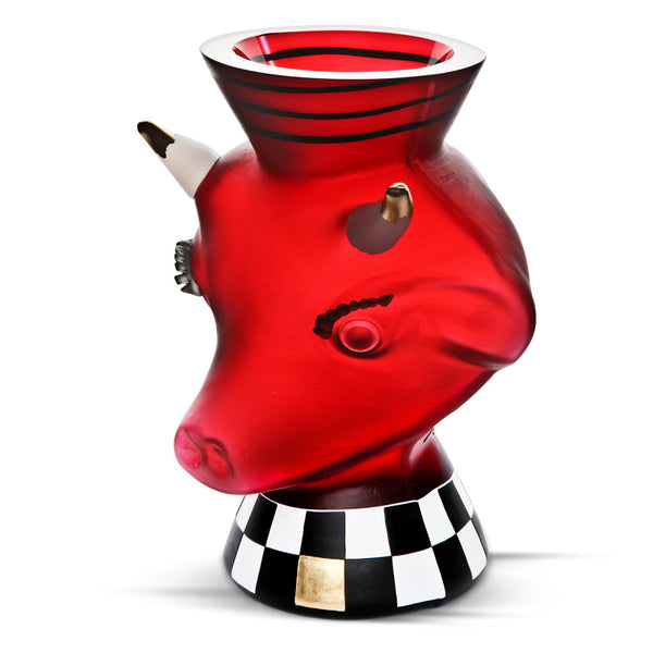 [product_option3], ANIMALIA "RED NECK" - Vase, Vase, 博羅夫斯基藝術水晶 | 中國官方 Borowski