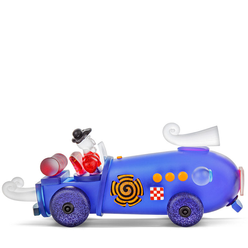 [product_option3], RETRO CAR & HIS MAN - Object by PB, Art sculpture, 博羅夫斯基藝術水晶 | 中國官方 Borowski