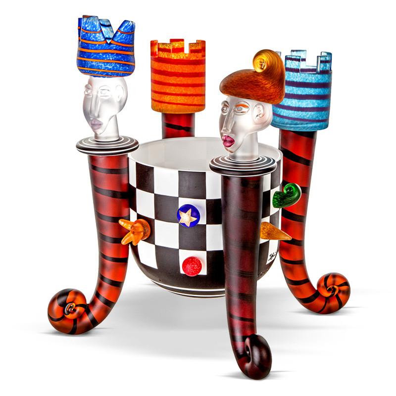 [product_option3], CHESS BOWL - Bowl by SJB, Art sculpture, 博羅夫斯基藝術水晶 | 中國官方 Borowski