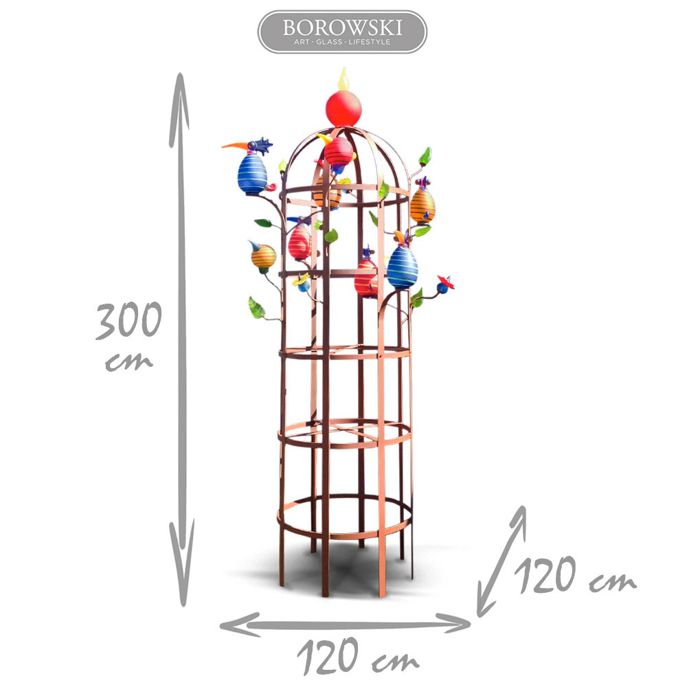 [product_option3], PARADISE CAGE - sculpture, Art sculpture, 博羅夫斯基藝術水晶 | 中國官方 Borowski